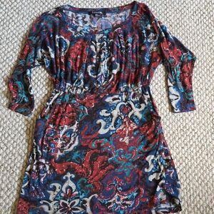 Pick 4 For $25! Forever 21 Red and Blue Paisley Tunic